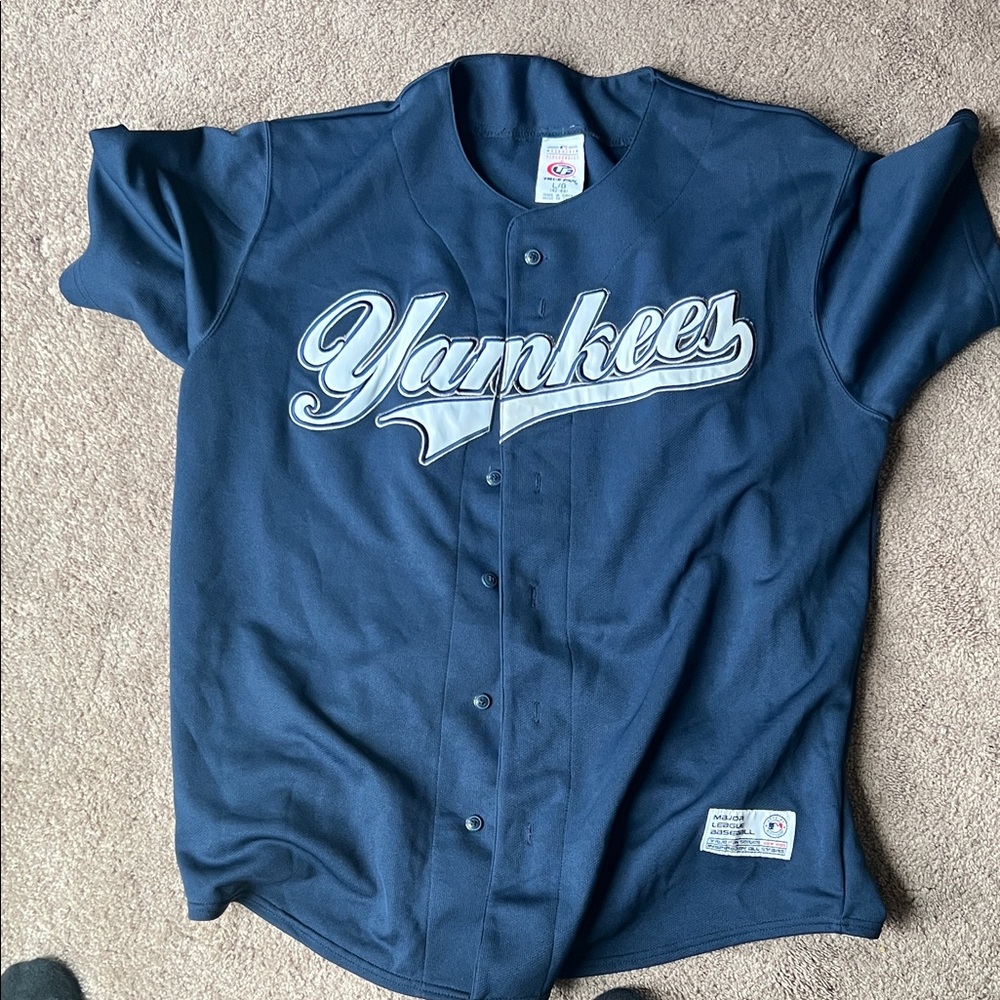 Yankees Navy Blue Jersey